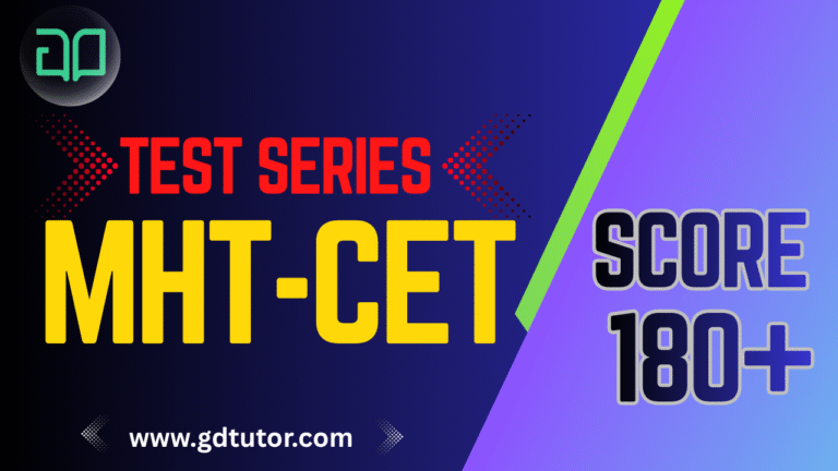 MHT-CET Test Series